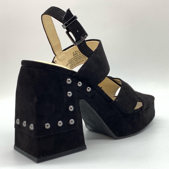 Jessica Simpson Nellenie Sandal in Black Suede - Picture 7 of 15